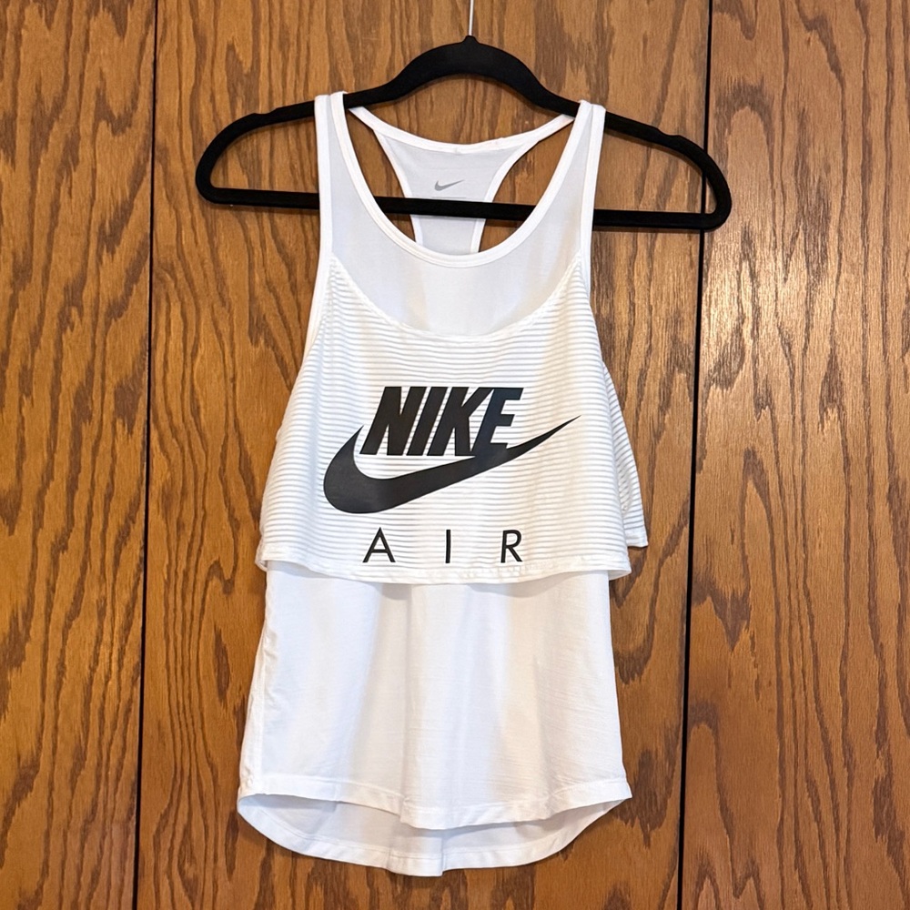 Nike Air White Racerback Tank Top Women’s Small Athletic Dri-Fit